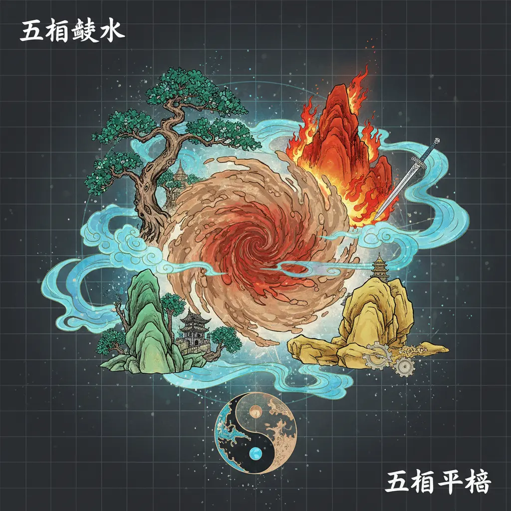 五行平衡 - 五行缺水