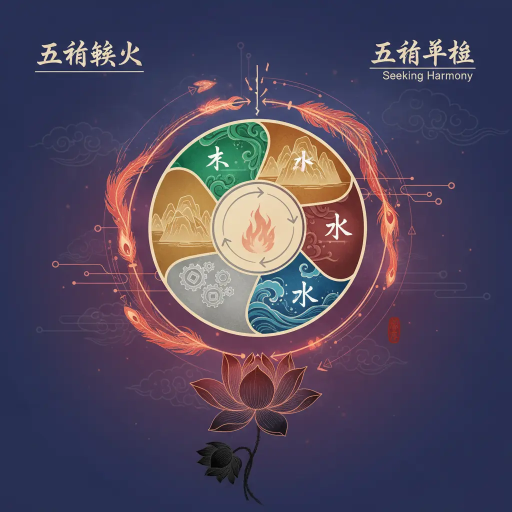 五行平衡 - 五行缺火