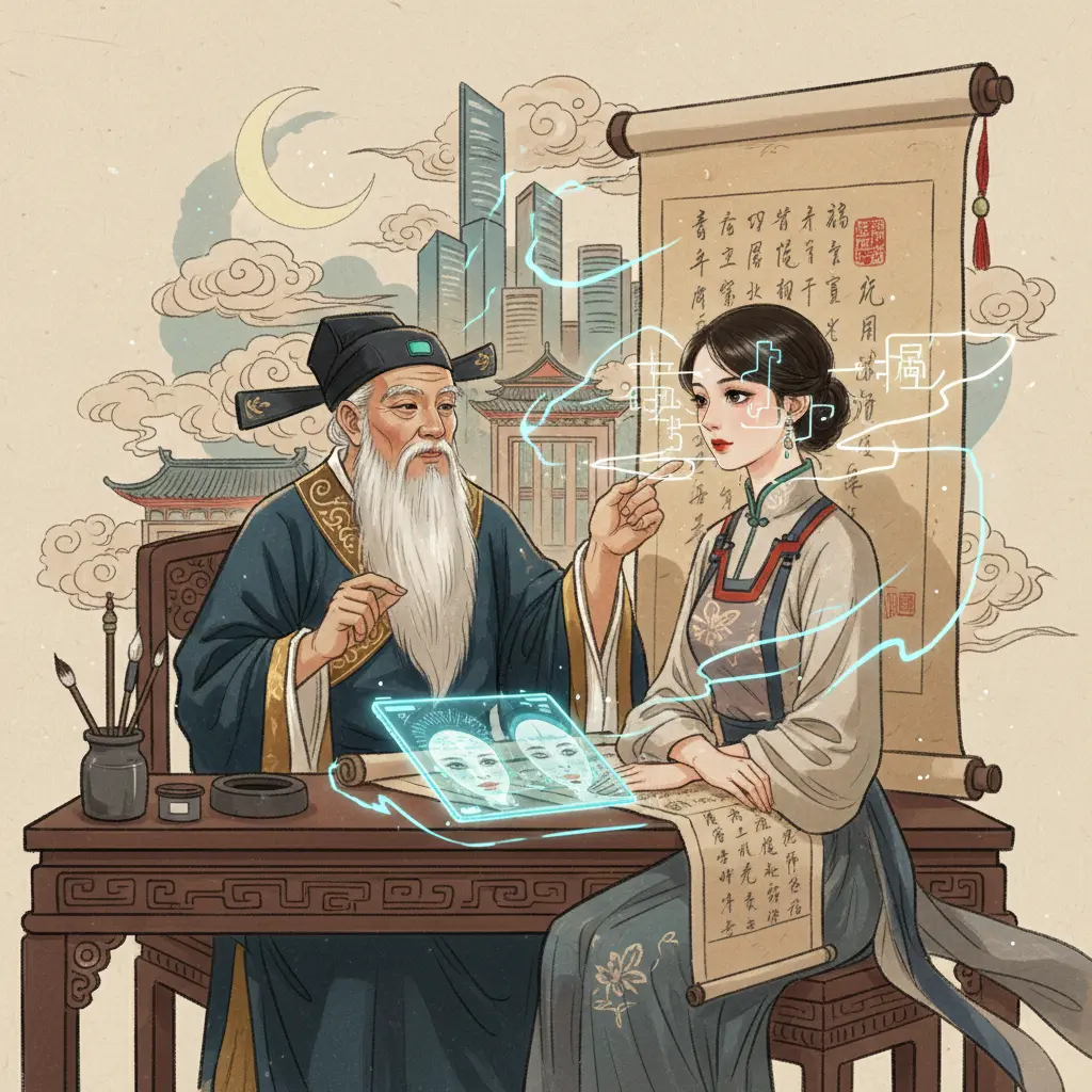 面相學 - 算命師