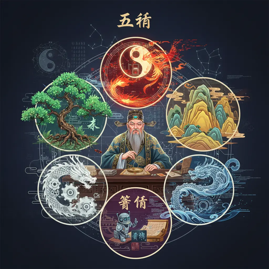 算命師傅 - 五行