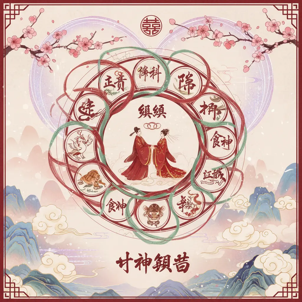 姻緣 - 十神組合