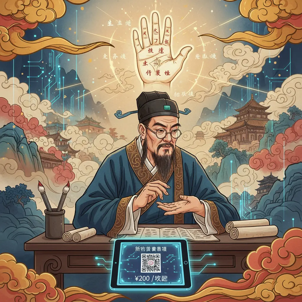 算命收費 - 手相學